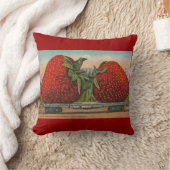 ストロベリージャイアントアンティークフルーツおもしろい クッション (ブランケット)