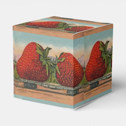 ストロベリージャイアントアンティークフルーツおもしろい フェイバーボックス (裏面サイド)