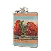 ストロベリージャイアントアンティークフルーツおもしろい フラスク (左)