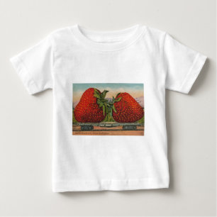 ストロベリージャイアントアンティークフルーツおもしろい ベビーTシャツ