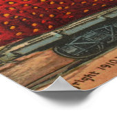 ストロベリージャイアントアンティークフルーツおもしろい ポスター (角)