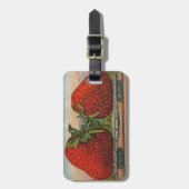 ストロベリージャイアントアンティークフルーツおもしろい ラゲッジタグ (正面縦)