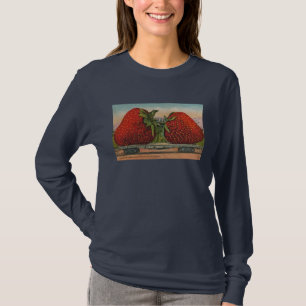 ストロベリージャイアントアンティークフルーツおもしろい Tシャツ