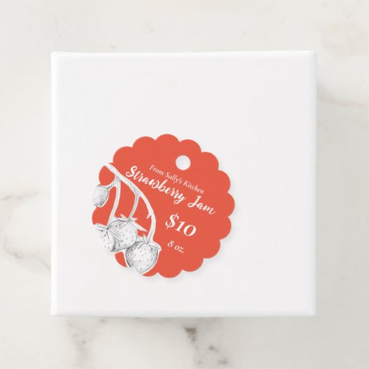 ストロベリージャム缶詰ジャイルコンディション価格ラベル フェイバータグ (インサイチュ)