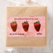 ストロベリージャム缶詰ラベル ラベル (インサイチュ)