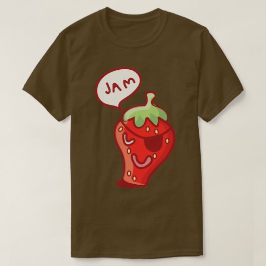 ストロベリージャム1 Tシャツ (デザイン正面)