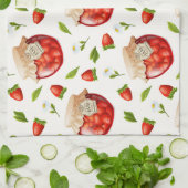 ストロベリージャム キッチンタオル (折り畳み)