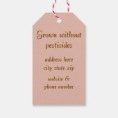 ストロベリージャム ギフトタグ (裏面)