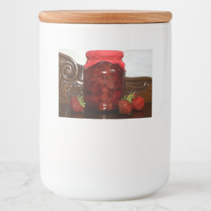 ストロベリージャム フードラベル