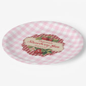 ストロベリージャム ペーパープレート (アングル)