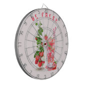 ストロベリージュースカッコいいドリンク果実用ダーツボード ダーツボード (正面左)