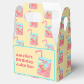 ストロベリージュースボックス誕生日パーティーお気に入りボックス フェイバーボックス (オープン)