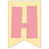 ストロベリージュース箱ハッピーバースデー バンティングフラッグ (第2の旗)