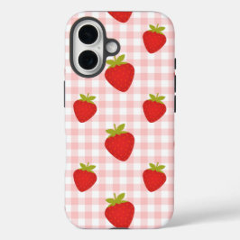ストロベリージンガム iPhone 16ケース