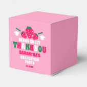ストロベリースイーツ卒業パーティーありがとう フェイバーボックス (裏面サイド)