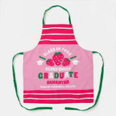 ストロベリースイーツ卒業 エプロン (正面)