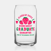 ストロベリースイーツ卒業 ガラス缶 (正面)