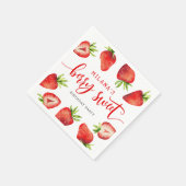 ストロベリースイートガールズバースデーパーティー スタンダードカクテルナプキン (角)