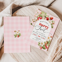 ストロベリースイートガールバースデーパーティー