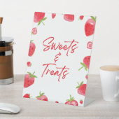 ストロベリースイートスイーツ&スイーツ 台座サイン (インサイチュ)