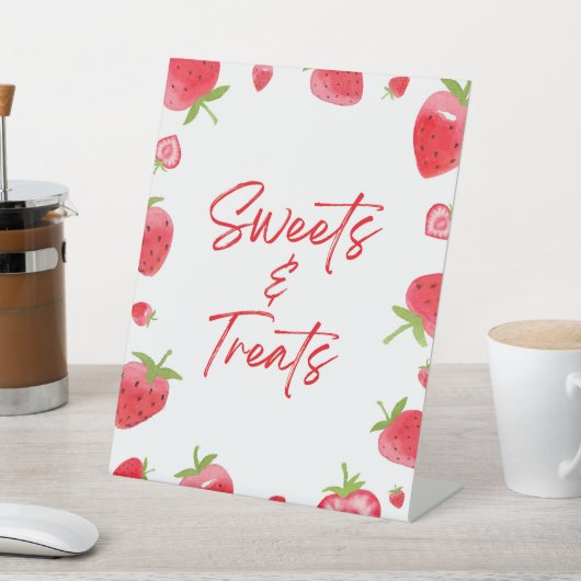ストロベリースイートスイーツ&スイーツ 台座サイン (インサイチュ)