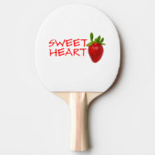 ストロベリースイートハート 卓球ラケット (正面)