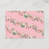 ストロベリースイートピンクボウベビー エンクロージャーカード (裏面)