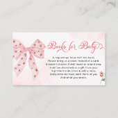 ストロベリースイートピンクボウベビー エンクロージャーカード (正面)