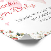 ストロベリースイートピンクボウベビー ポスター (角)