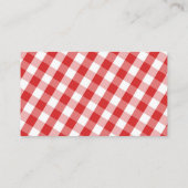 ストロベリースイートベビーシャワーおむつラッフル エンクロージャーカード (裏面)