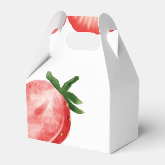 ストロベリースイートベビーシャワー フェイバーボックス (裏面サイド)