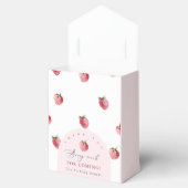 ストロベリースイートベビーシャワー フェイバーボックス (オープン)