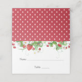 ストロベリースイートベビーシャワー プレイスカード (外部開封)