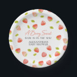 ストロベリースイートベビーシャワー ペーパープレート<br><div class="desc">ストロベリースイートベビーシャワー紙プレート。</div>