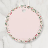 ストロベリースイートボウベビーシャワーありがとう フェイバータグ (裏面)