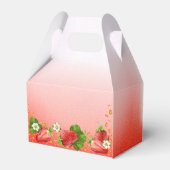 ストロベリースウィートワン最初の誕生日パーティー フェイバーボックス (裏面サイド)