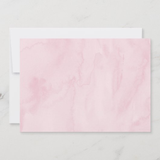 ストロベリースウィート2回目の誕生日 招待状 (裏面)