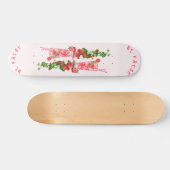 ストロベリースケートボードフルーツジュースクール飲料 スケートボード (横)