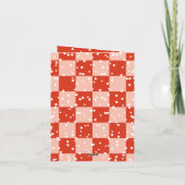 ストロベリースケート | レトロなローラースケートの誕生日 サンキューカード (裏面)