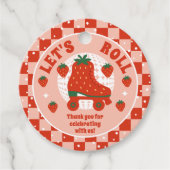 ストロベリースケート | レトロローラスケートで滑る誕生日 フェイバータグ (正面)