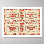 ストロベリースタンピードバースデーパーティードフードシンボルや象徴 ポスター (正面)