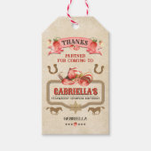 ストロベリースタンピード誕生日 ギフトタグ (正面)