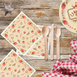 ストロベリースタンピード誕生日 スタンダードランチョンナプキン