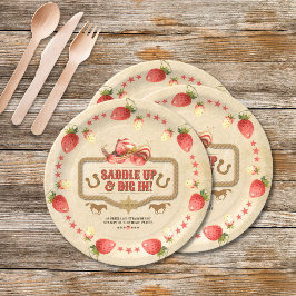 ストロベリースタンピード誕生日 ペーパープレート