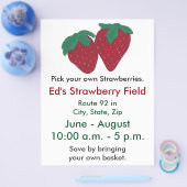 ストロベリーストロベリーファームフライヤー チラシ (シングル)