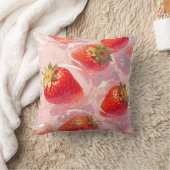 ストロベリースプラッシュ クッション (ブランケット)