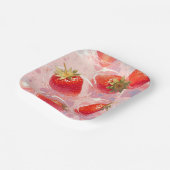ストロベリースプラッシュ ペーパープレート (傾斜あり)