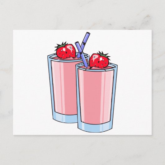 ストロベリースムージー ポストカード (正面)