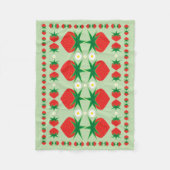 ストロベリースモールフリースブランケット フリースブランケット (正面)