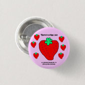 ストロベリーズミニボタン 缶バッジ (正面&裏面)